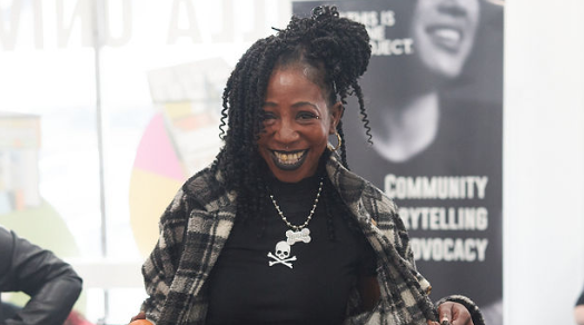 Renita Taylor attends a This is Jane Project compassion event at GorillaRx in Compton, Calif.